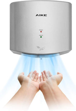 Air Wiper Compact Hand Dryer 110V 1400W Silver (with 2 Pin Plug) Model AK2630